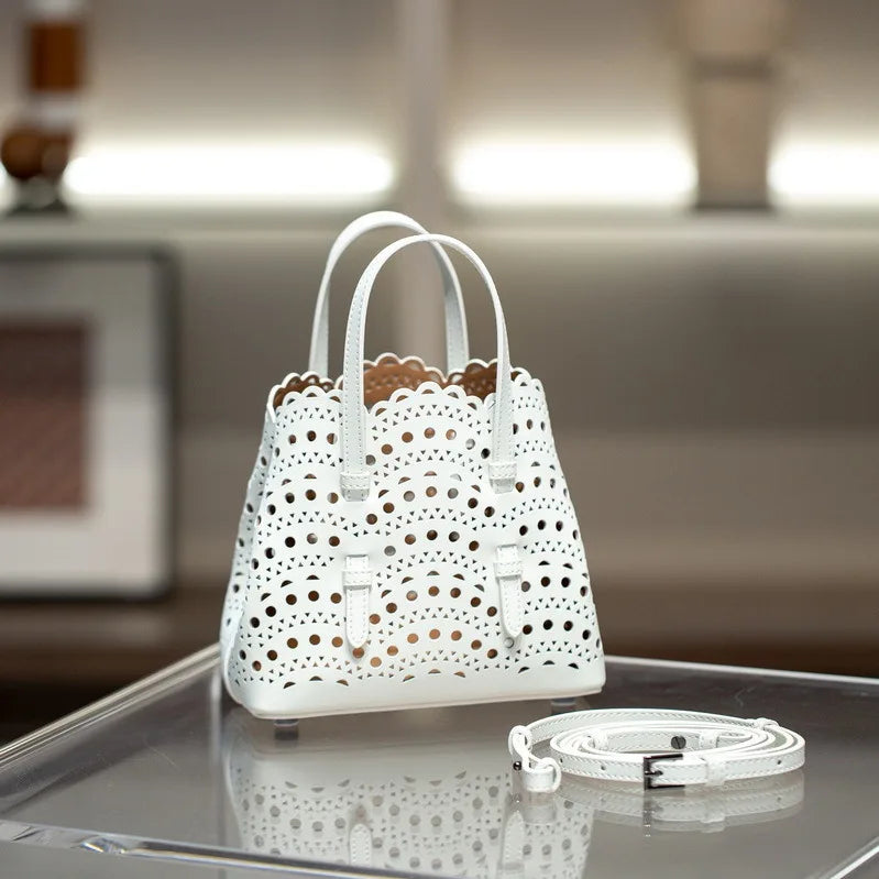 Beige Small Tote Shoulder Bag for Women - Handheld Travel Daily Bag