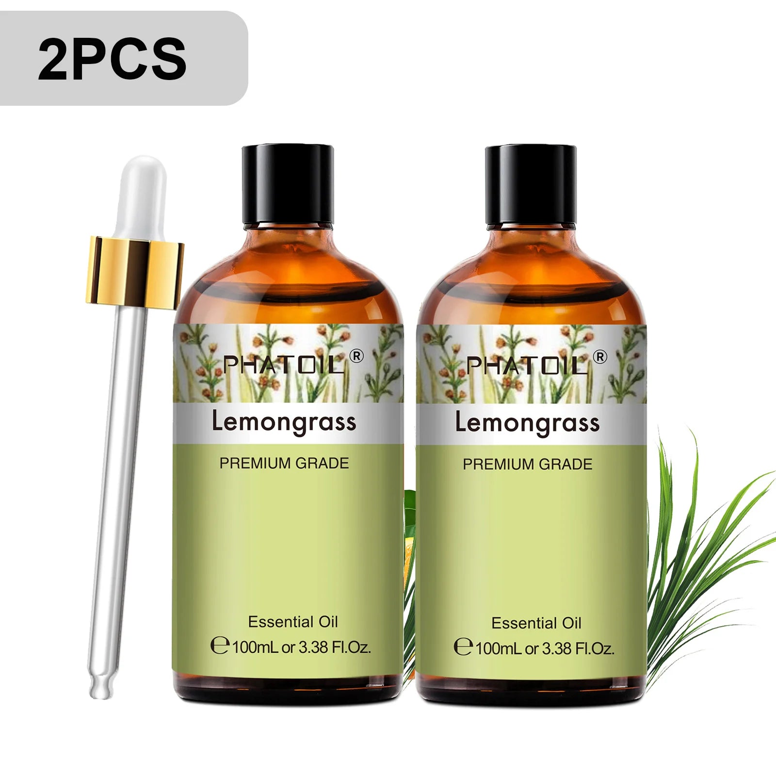 Phatoil 100ml Premium Essential Oil Set - Sandalwood Lavender Eucalyptus - JStorehub 