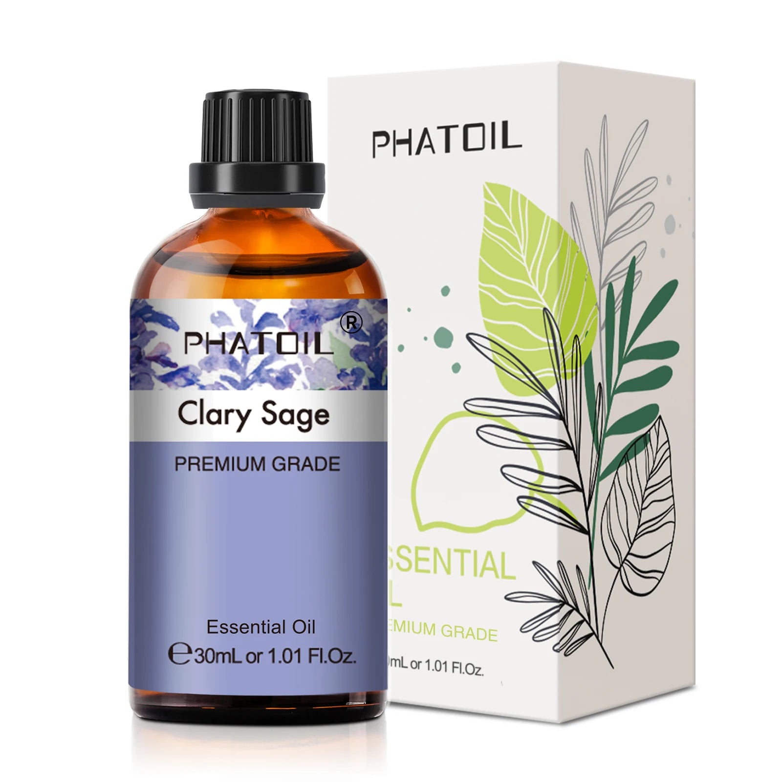 Phatoil 30ml Aromatherapy Essential Oil Set - Lavender Eucalyptus Vanilla Orange - JStorehub 