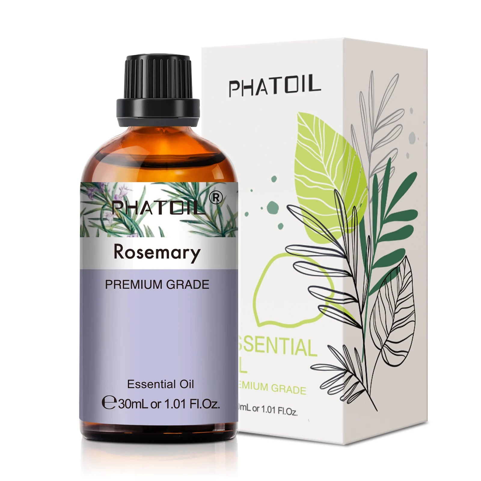 Phatoil 30ml Aromatherapy Essential Oil Set - Lavender Eucalyptus Vanilla Orange - JStorehub 