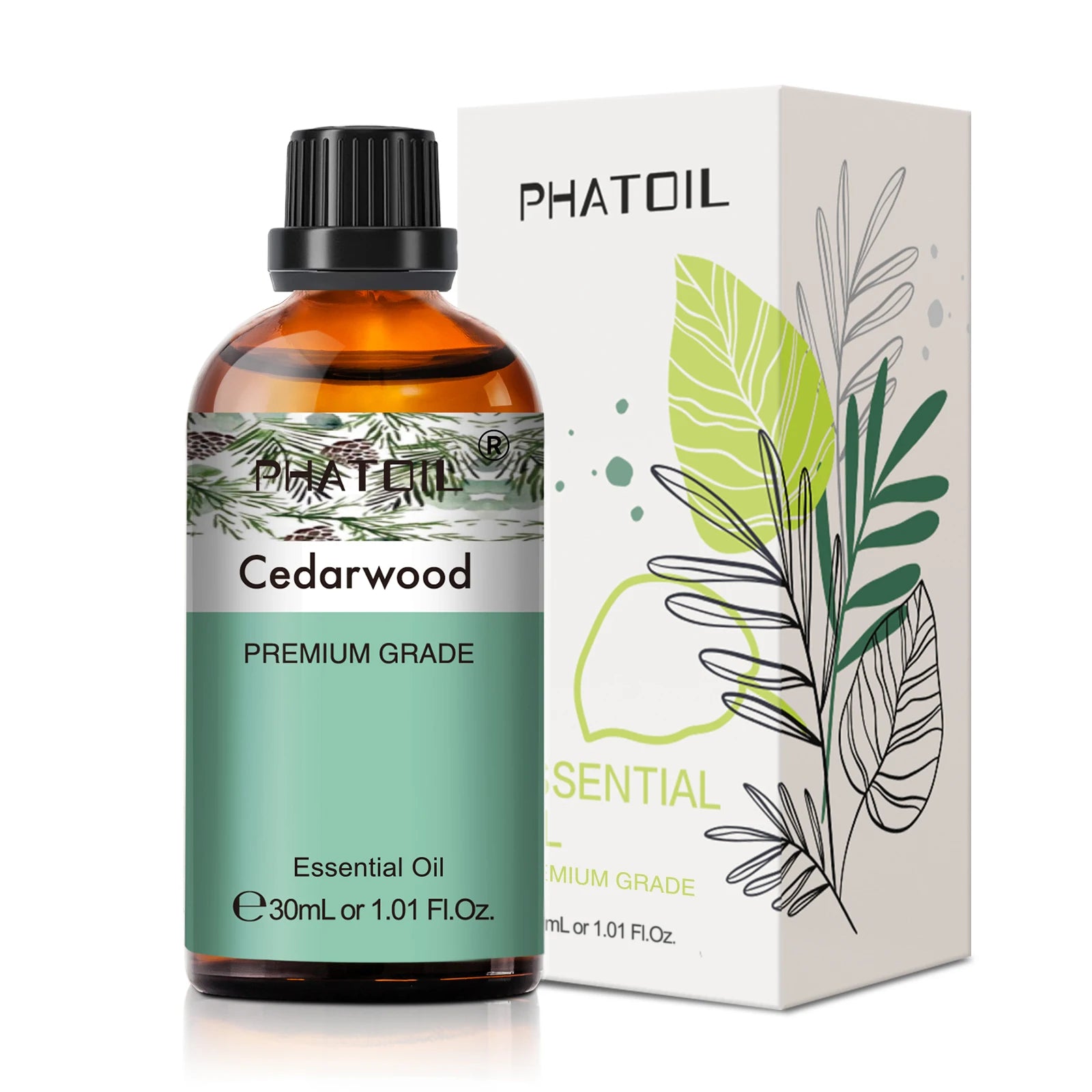 Phatoil 30ml Aromatherapy Essential Oil Set - Lavender Eucalyptus Vanilla Orange