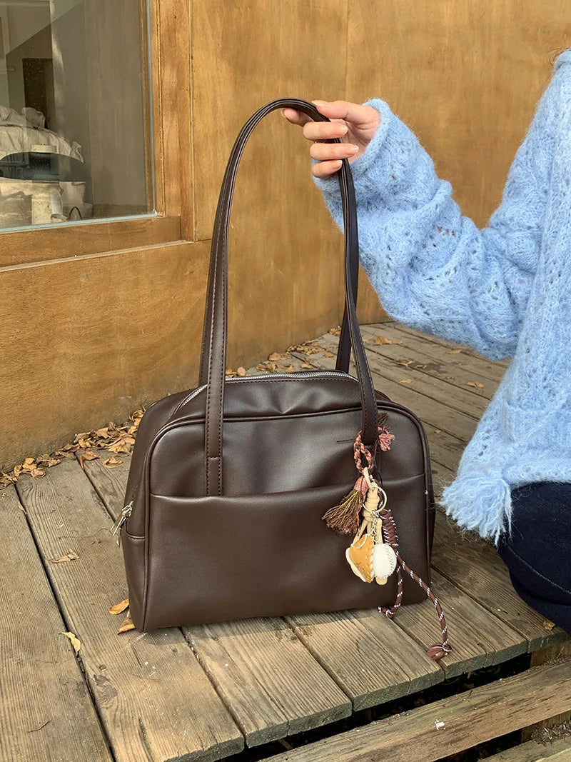 Korean Style Large Capacity Single Shoulder Bag for Women - JStorehub 