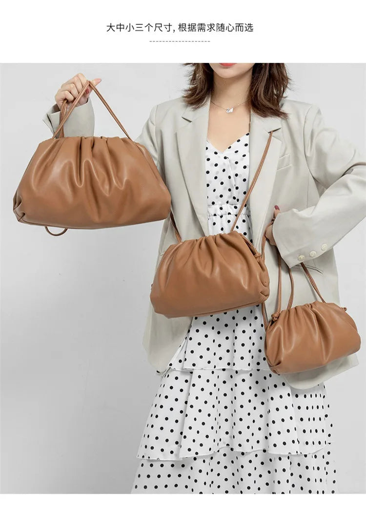 Luxury Soft PU Leather Shoulder Bag for Women - Small Crossbody Messenger Bag - JStorehub 