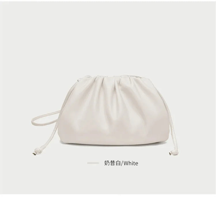 Luxury Soft PU Leather Shoulder Bag for Women - Small Crossbody Messenger Bag