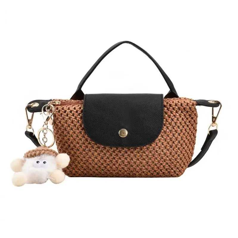 Summer Straw Braided Women's Shoulder Bag - SalmanStore 