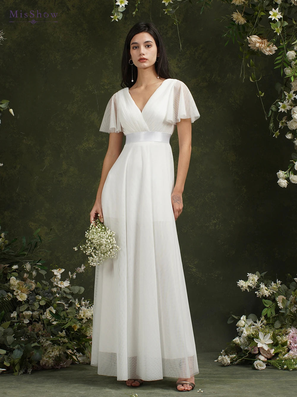 Elegant Wedding Dress for Women – Modern Bridal Gown - SalmanStore 