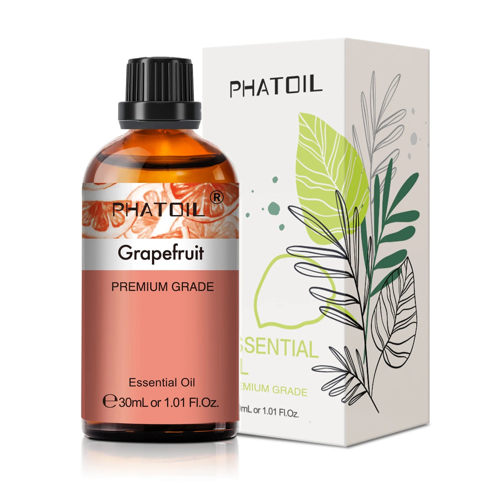 Phatoil 30ml Aromatherapy Essential Oil Set - Lavender Eucalyptus Vanilla Orange - JStorehub 