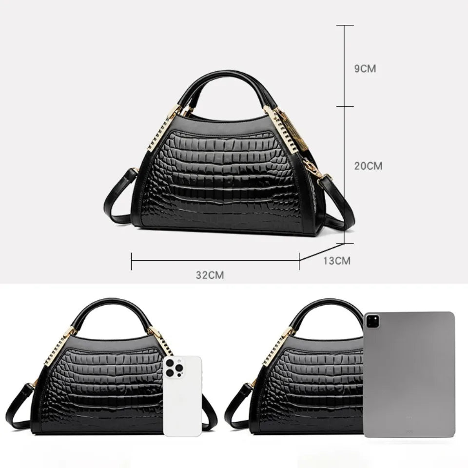 Women Brand Luxury Handbags Women Bags Designer Hobos Two Layers Sac - SalmanStore 