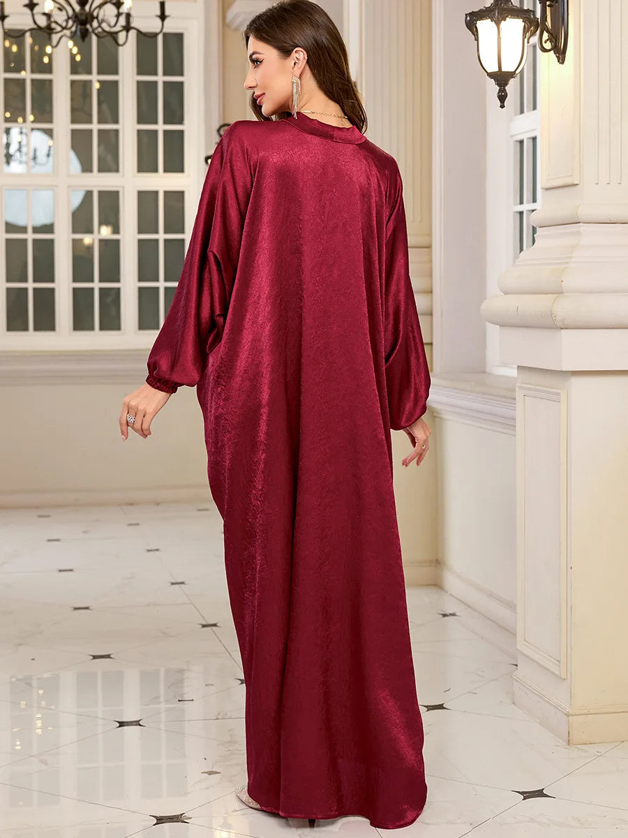 Women Embroidered Long Caftans Plus Size Kaftan Dresses Beach Bathing Suit Cover up moomoo Dress Moroccan Robe