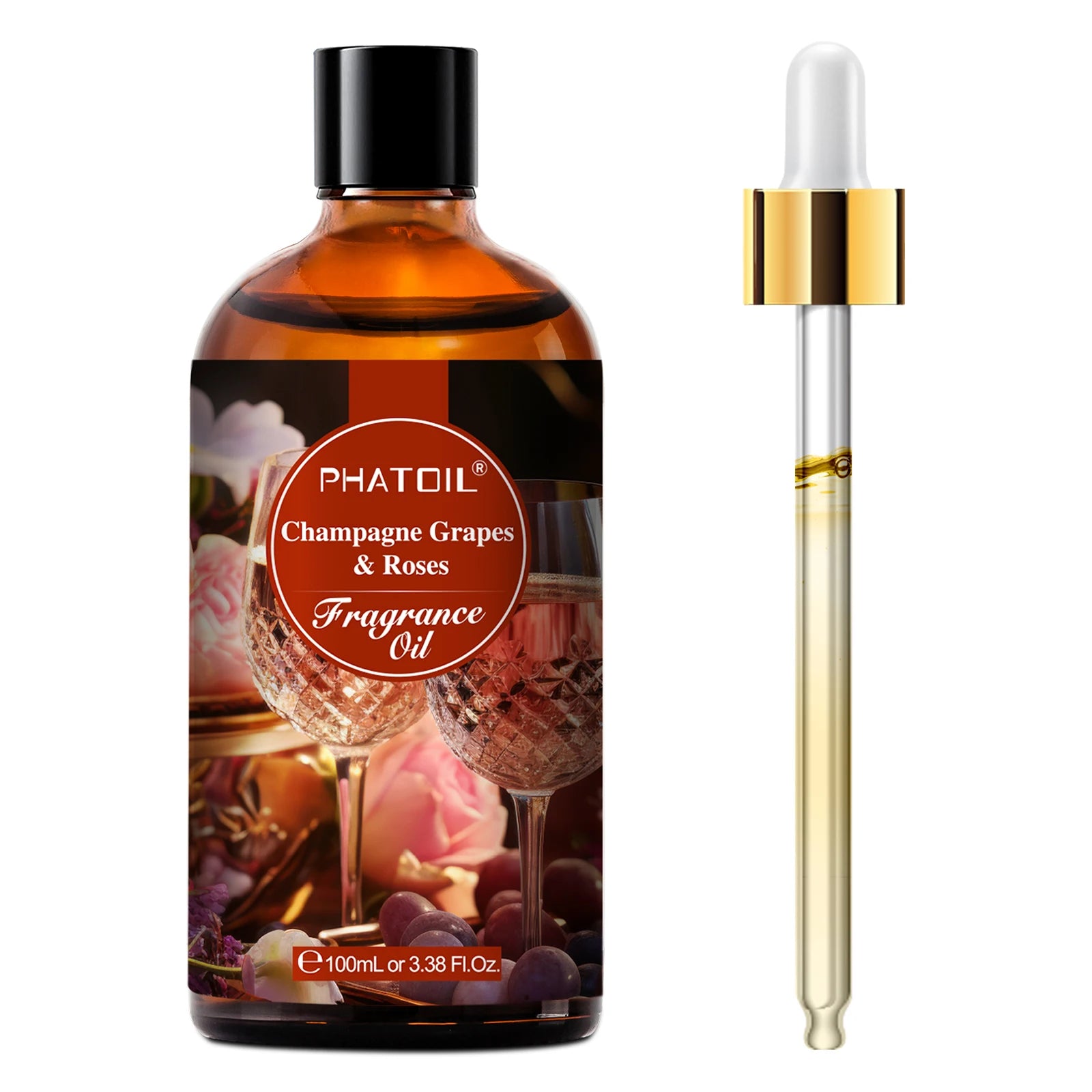 Phatoil 100ml Fragrance Oil with Dropper - White Musk Orange Blossom - JStorehub 