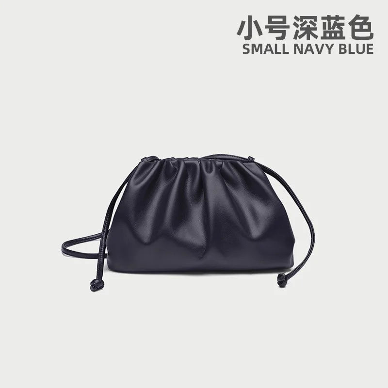 Luxury Soft PU Leather Shoulder Bag for Women - Small Crossbody Messenger Bag