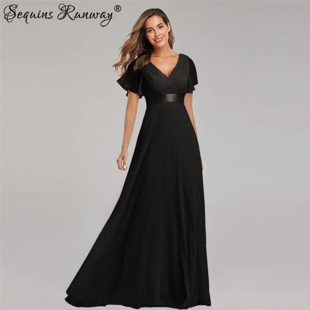 Sexy Pink Chiffon Tulle Maxi Summer Dress - Casual Vintage Long Party Gown