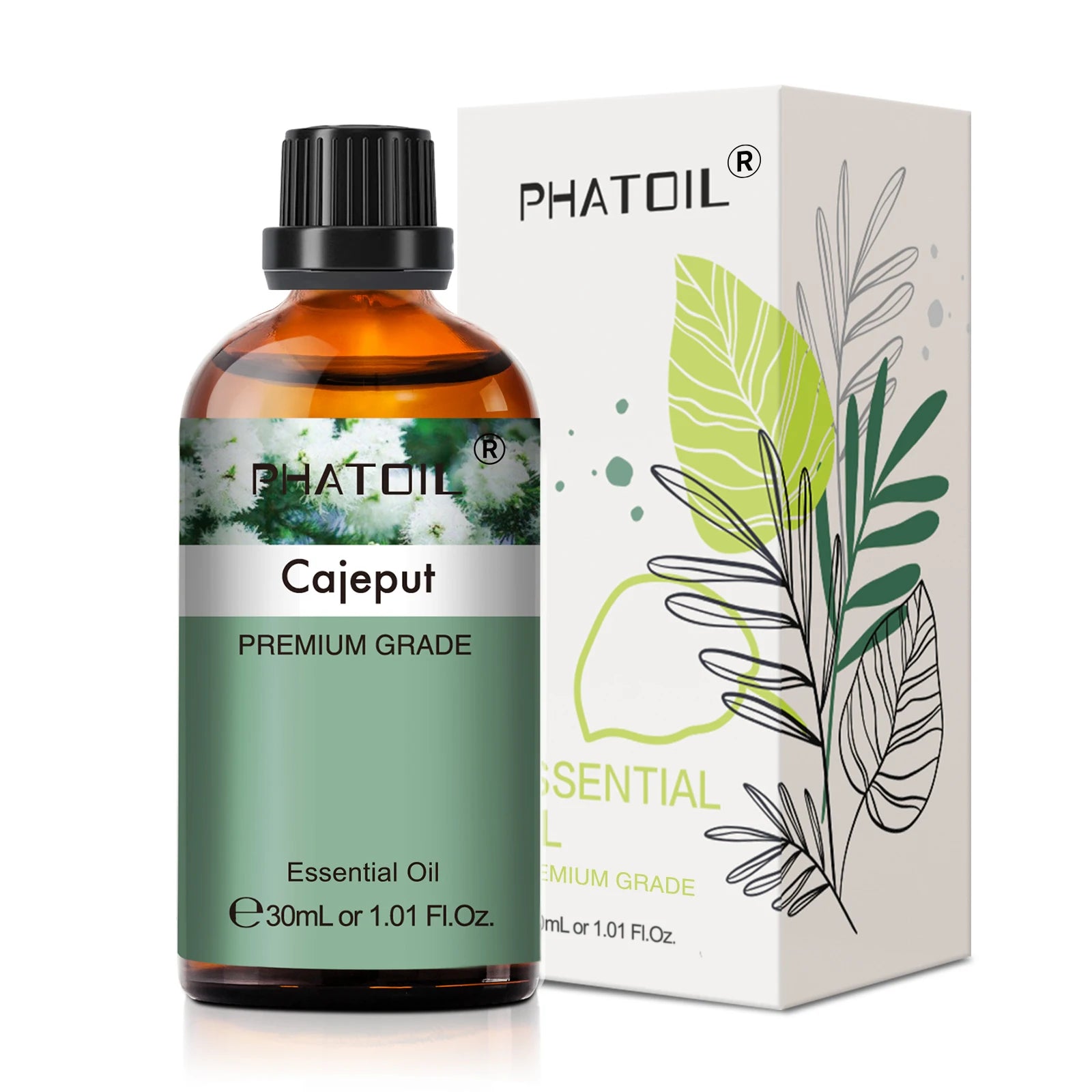 Phatoil 30ml Aromatherapy Essential Oil Set - Lavender Eucalyptus Vanilla Orange - JStorehub 