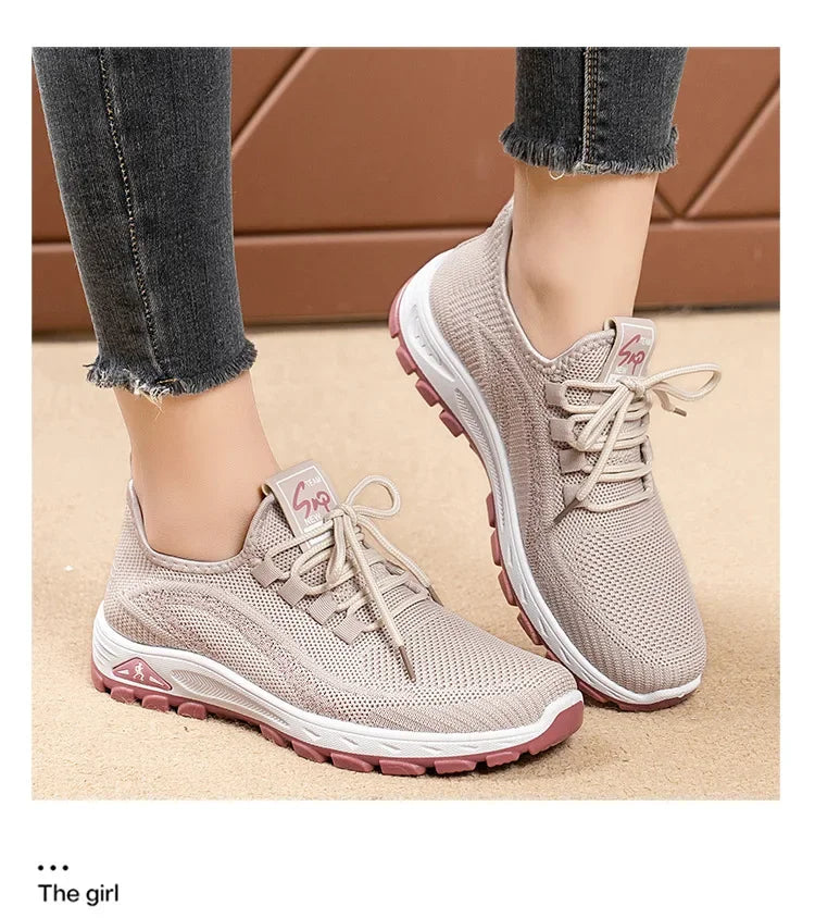 Black Beijing Cloth Casual Work Shoes for Women - Comfortable Slip-On Flats