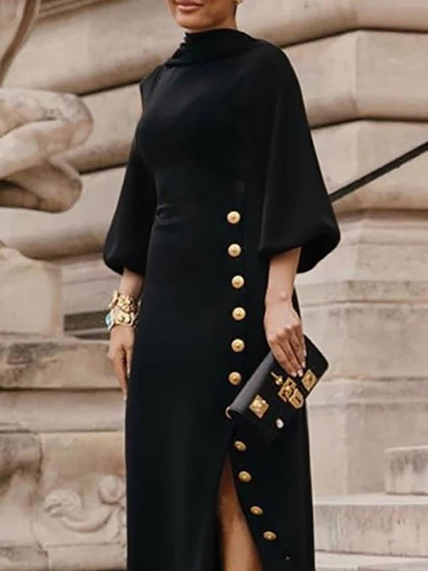 Women Dresses: Modigirl 2025 Black Gown - Salman Store