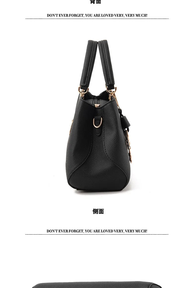 Korean Trendy Bow Shoulder Bag - Large Capacity Messenger Bag for Women - JStorehub 