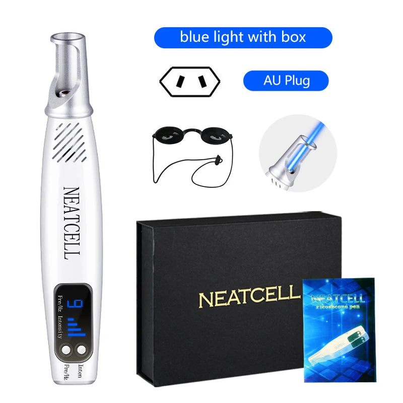 Picosecond Laser Pen for Scar Removal - Blue Light Therapy Mole Freckle Remover - JStorehub 