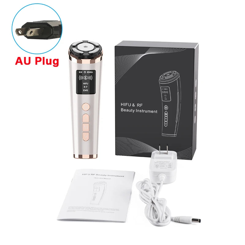 HIFU Face Lifting Machine - EMS Microcurrent Skin Rejuvenation Massager - JStorehub 