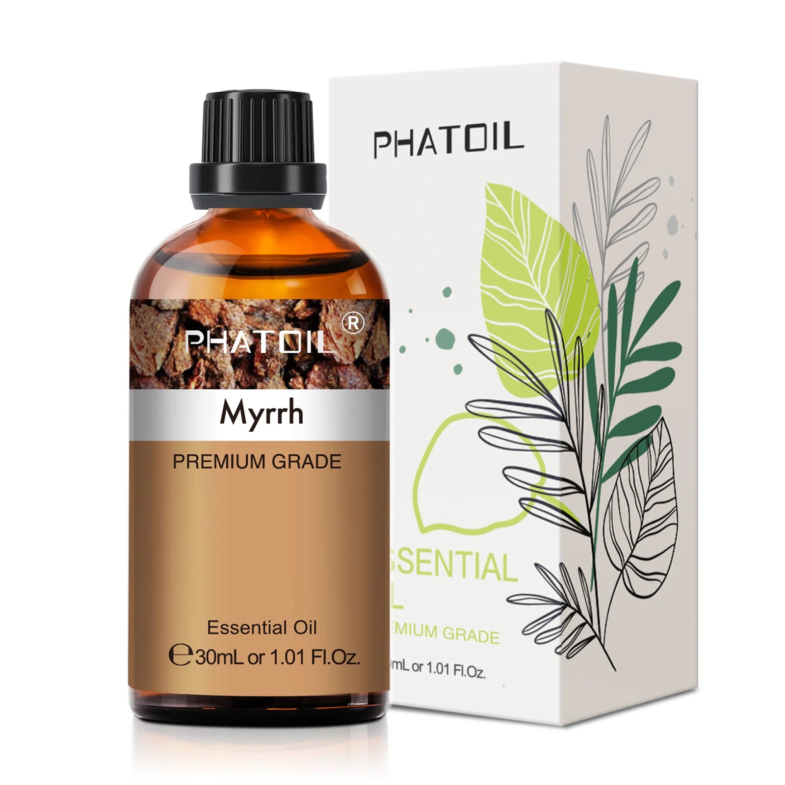 Phatoil 30ml Aromatherapy Essential Oil Set - Lavender Eucalyptus Vanilla Orange - JStorehub 