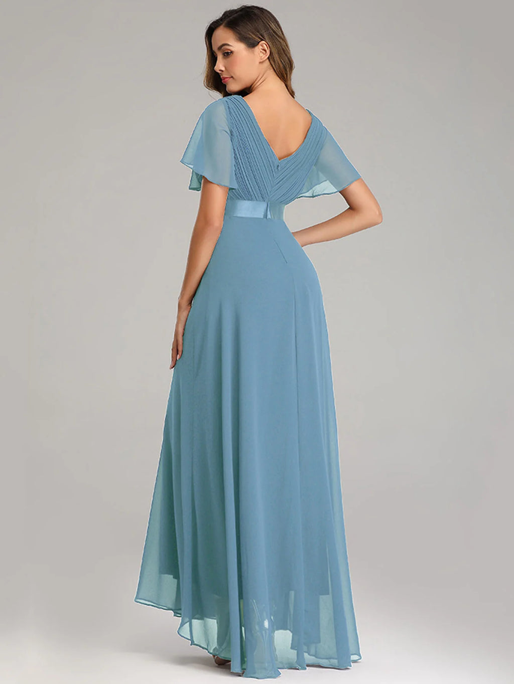 Sexy Pink Chiffon Tulle Maxi Summer Dress - Casual Vintage Long Party Gown