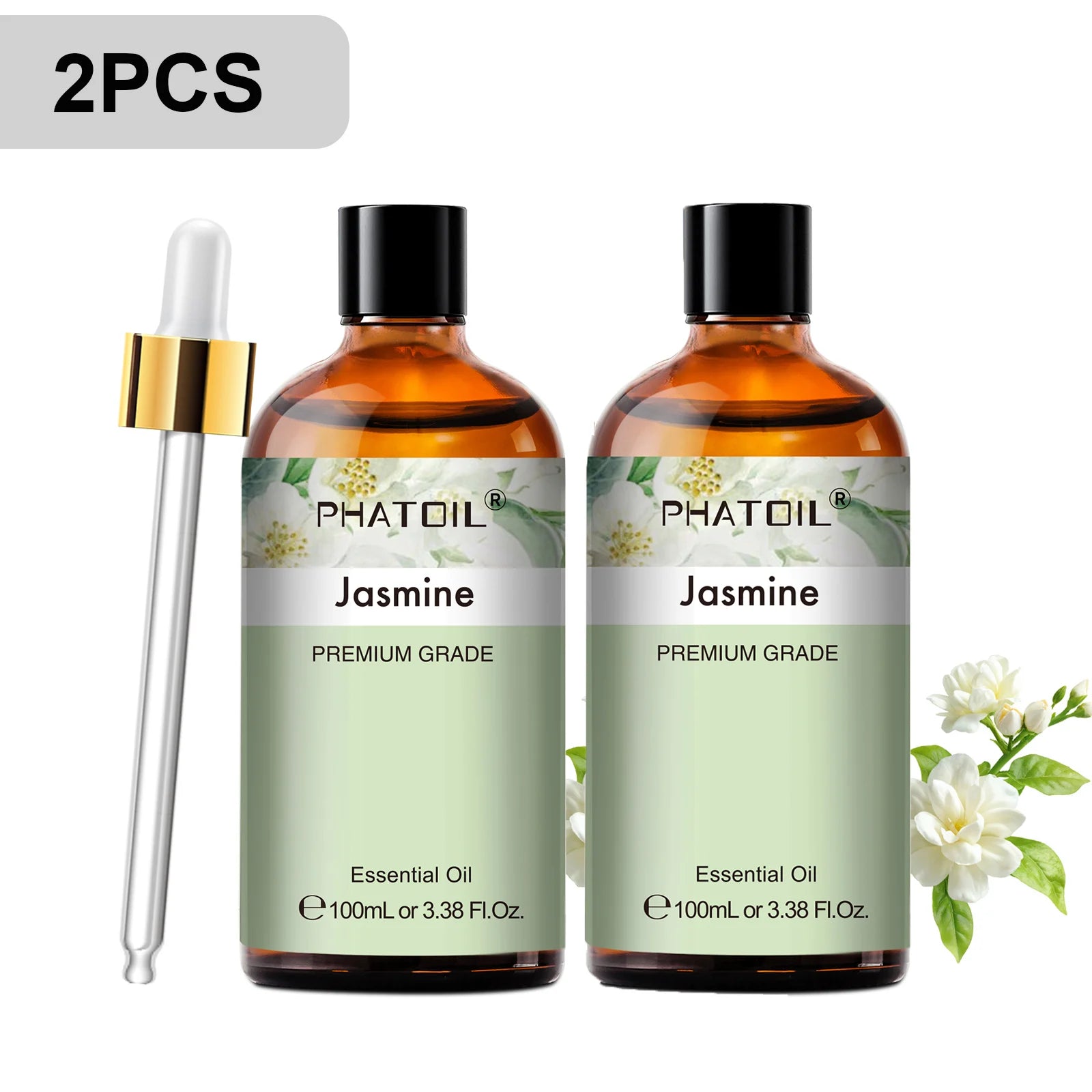 Phatoil 100ml Premium Essential Oil Set - Sandalwood Lavender Eucalyptus