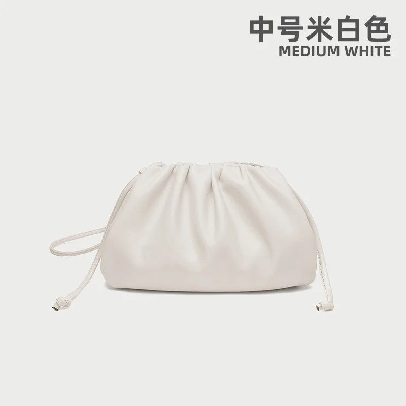 Luxury Soft PU Leather Shoulder Bag for Women - Small Crossbody Messenger Bag