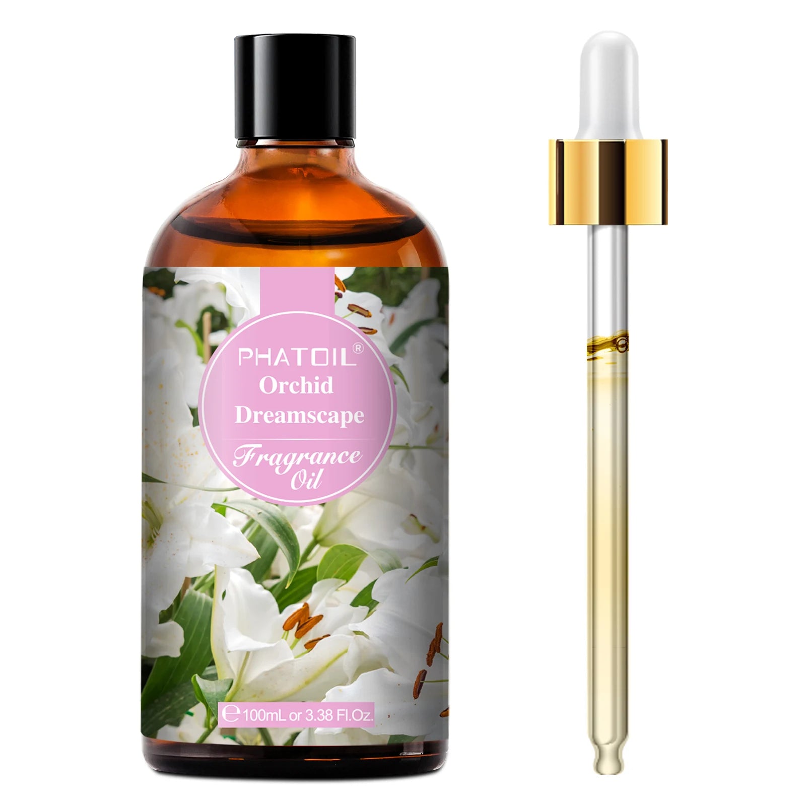 Phatoil 100ml Fragrance Oil with Dropper - White Musk Orange Blossom - JStorehub 