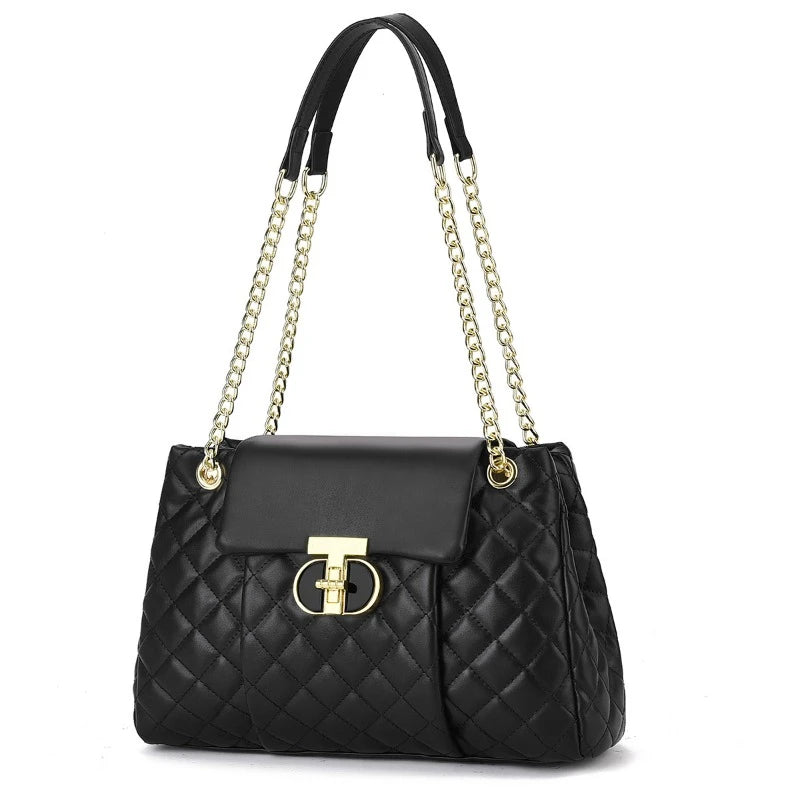 Luxury Brand Designer Women Fashionable Handbag with Diamond Grid - SalmanStore 