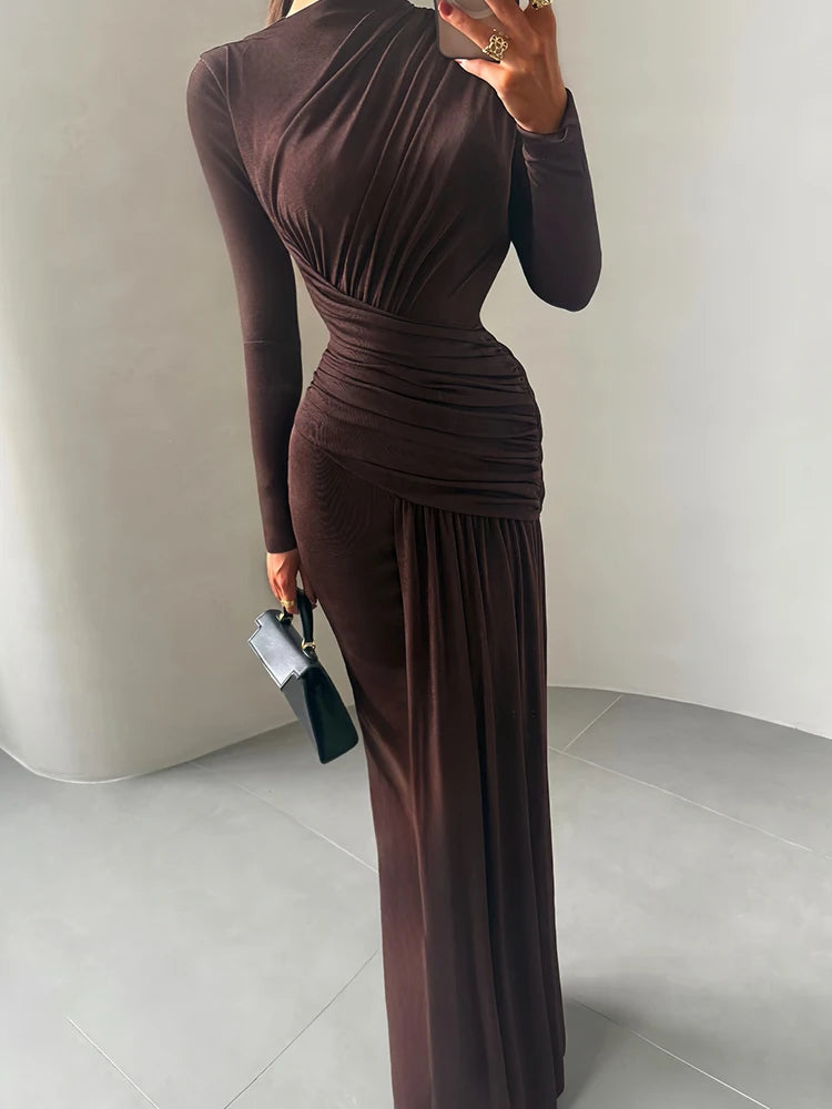 Women Dresses: NIBBER Ankle-Length A-Line Dress | Salman Store