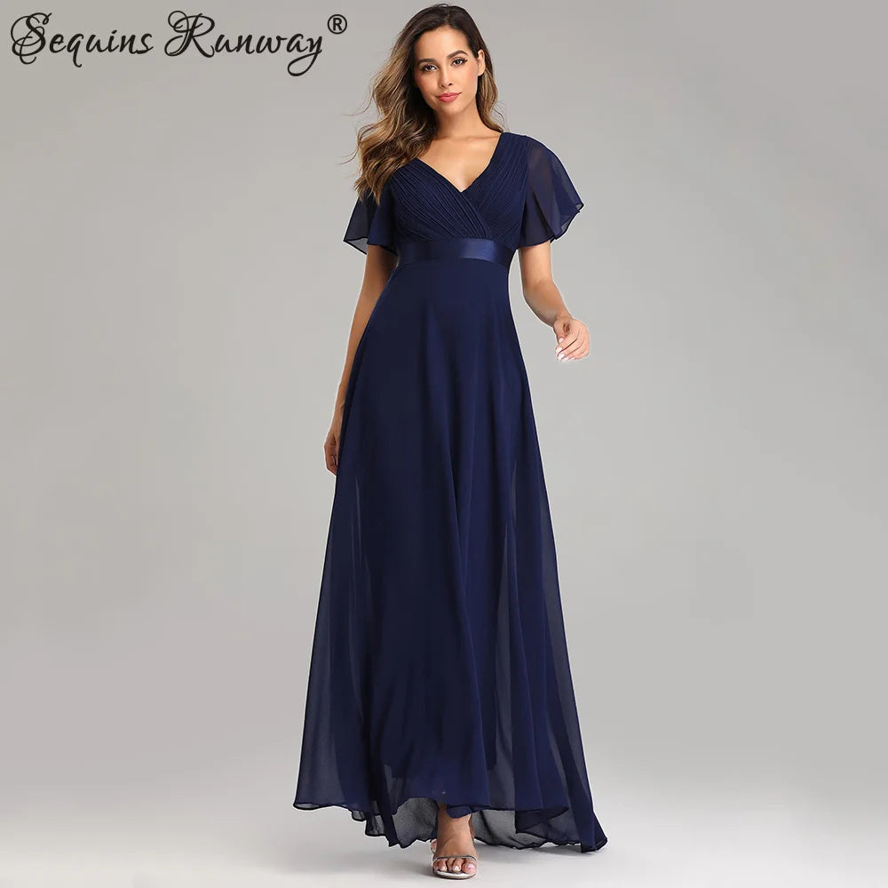 Sexy Pink Chiffon Tulle Maxi Summer Dress - Casual Vintage Long Party Gown