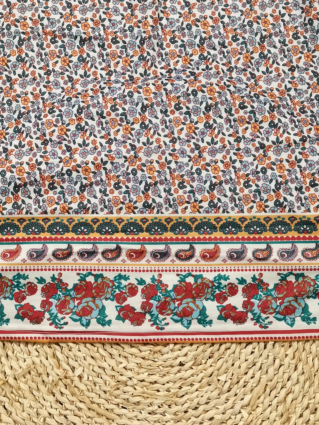 Women Dresses: Elegant Bohemian Print Dress - Salman Store