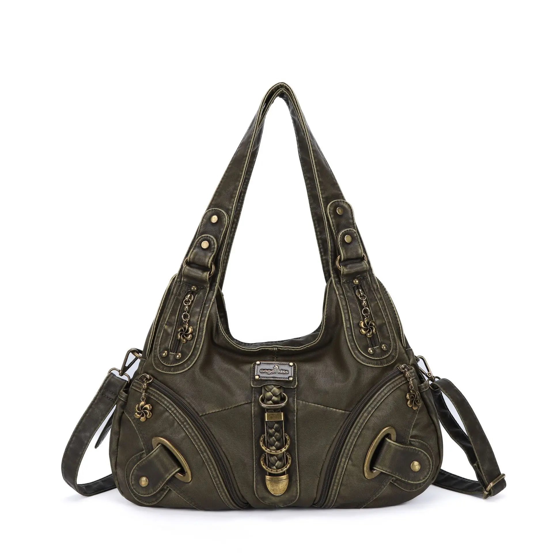 Vingtae Women Handbags Leopard Bag Top-handle Handbag Fashion - SalmanStore 