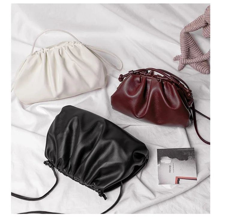 Luxury Soft PU Leather Shoulder Bag for Women - Small Crossbody Messenger Bag - JStorehub 