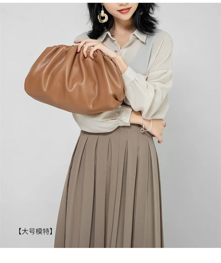 Luxury Soft PU Leather Shoulder Bag for Women - Small Crossbody Messenger Bag - JStorehub 
