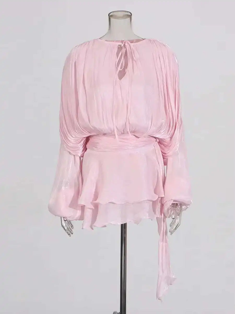 Women Dresses: TWOTWINSTYLE Sweet Mini Dress | Salman Store