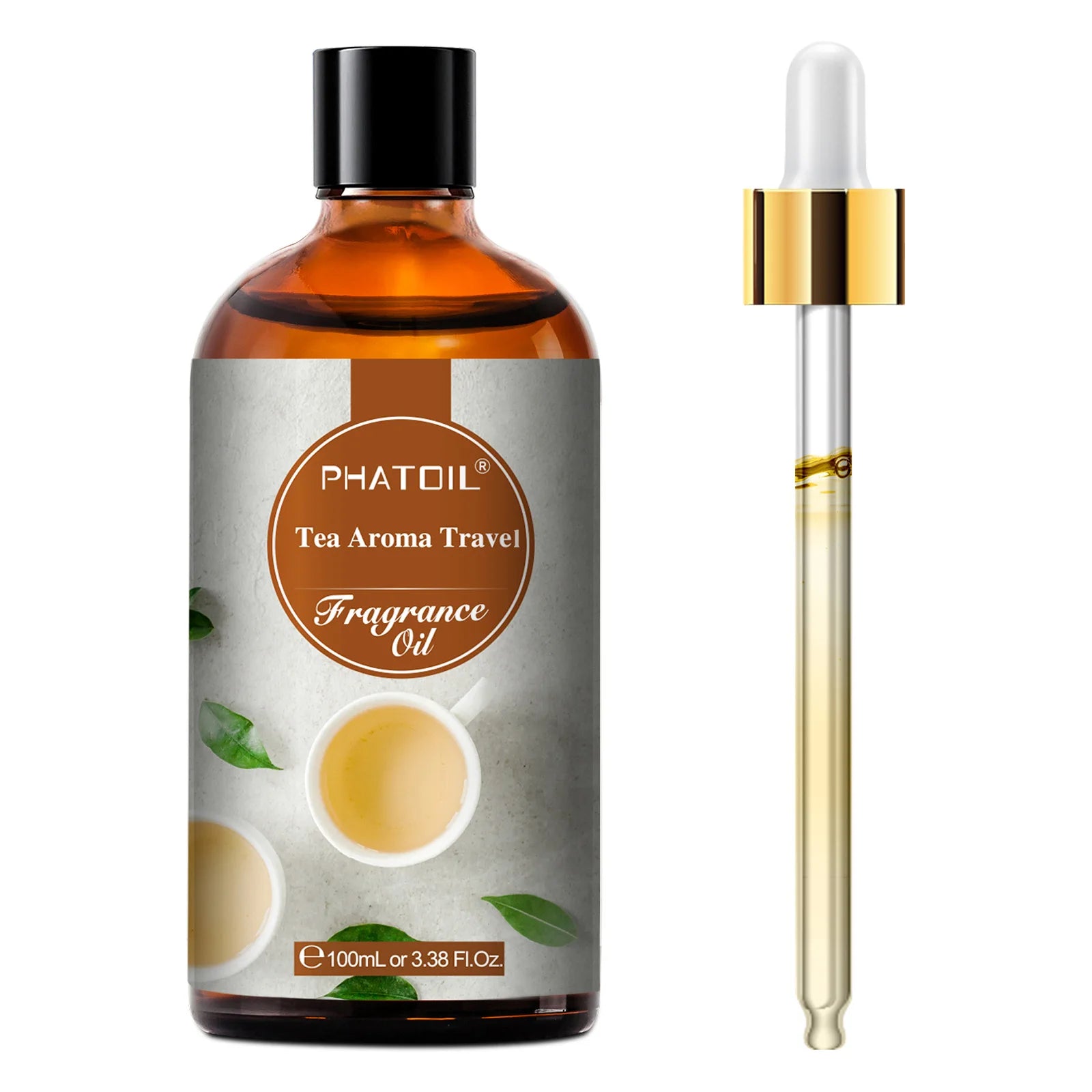 Phatoil 100ml Fragrance Oil with Dropper - White Musk Orange Blossom - JStorehub 