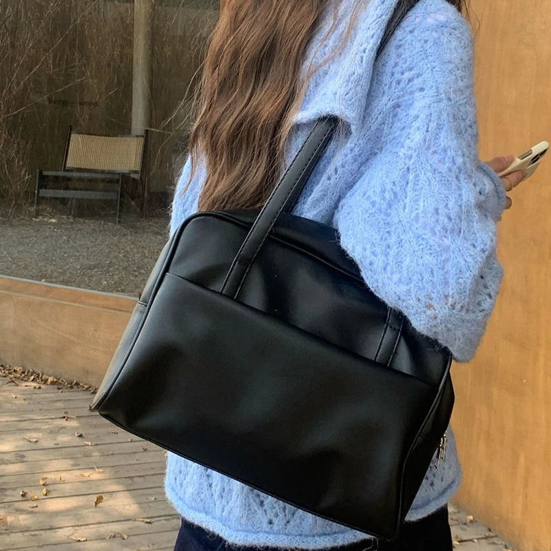 Korean Style Large Capacity Single Shoulder Bag for Women - JStorehub 