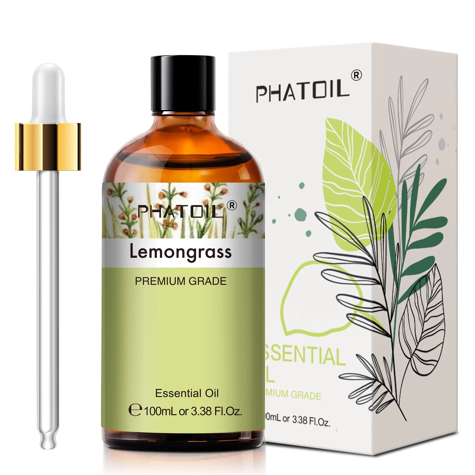 Phatoil 100ml Premium Essential Oil Set - Sandalwood Lavender Eucalyptus - JStorehub 