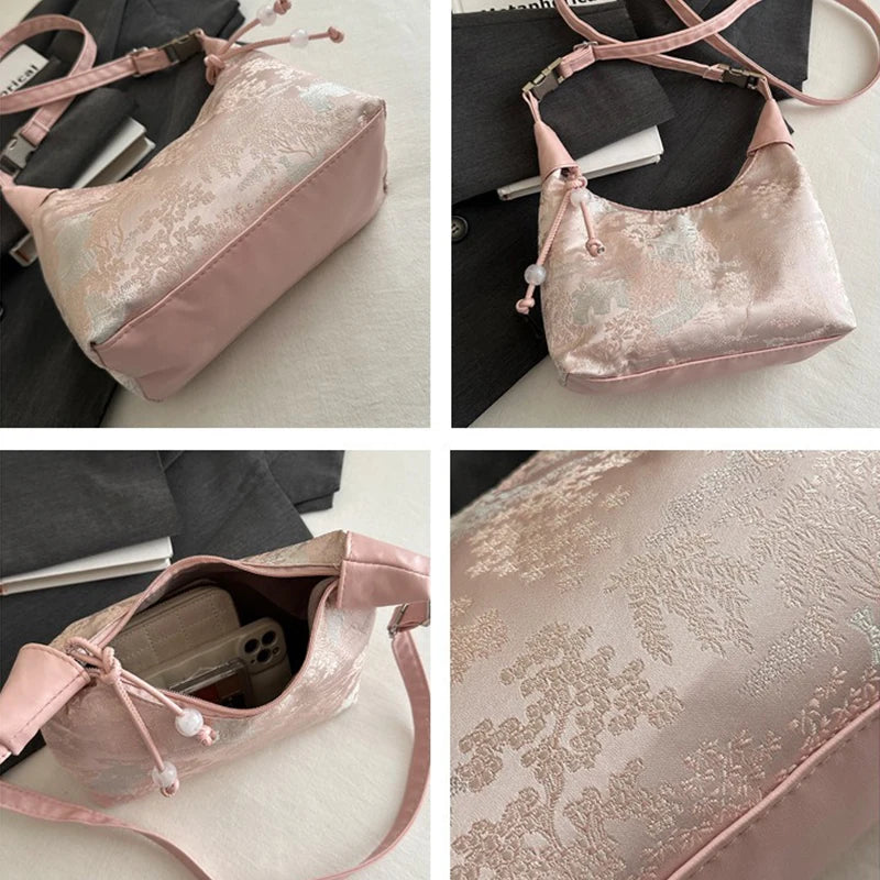 Chinese Style Fine Embroidery Shoulder Bag 2025 - Fashion Crossbody Tote Handbag for Women - JStorehub 