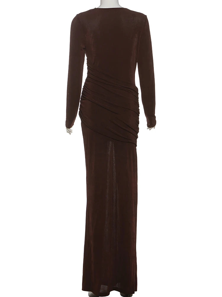 Women Dresses: NIBBER Ankle-Length A-Line Dress | Salman Store