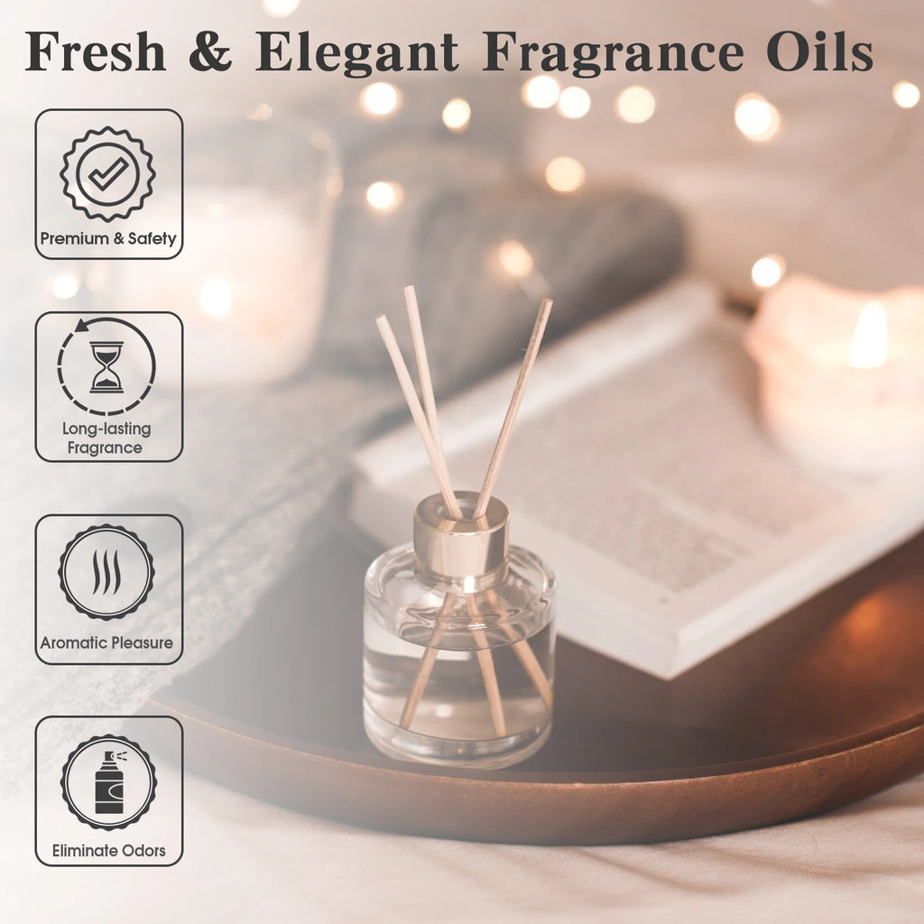 Phatoil 100ml Fragrance Oil with Dropper - White Musk Orange Blossom - JStorehub 