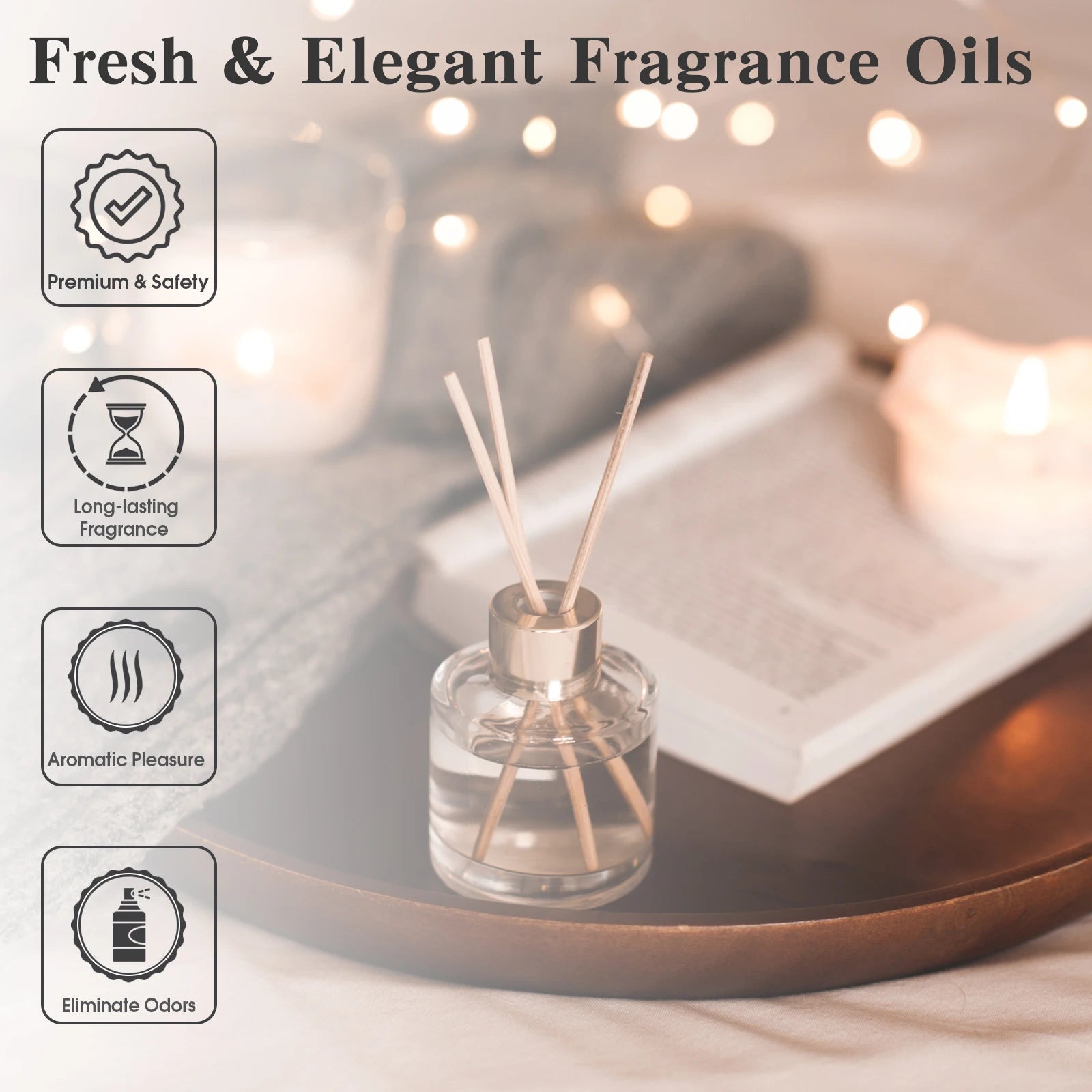 Phatoil 100ml Fragrance Oil with Dropper - White Musk Orange Blossom - JStorehub 