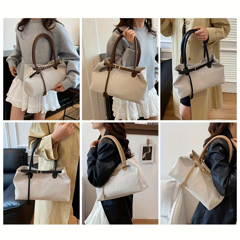 Shoulder Tote Bag for Women Durable Material Travel Commuter - SalmanStore 
