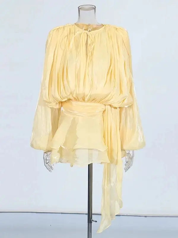 Women Dresses: TWOTWINSTYLE Sweet Mini Dress | Salman Store