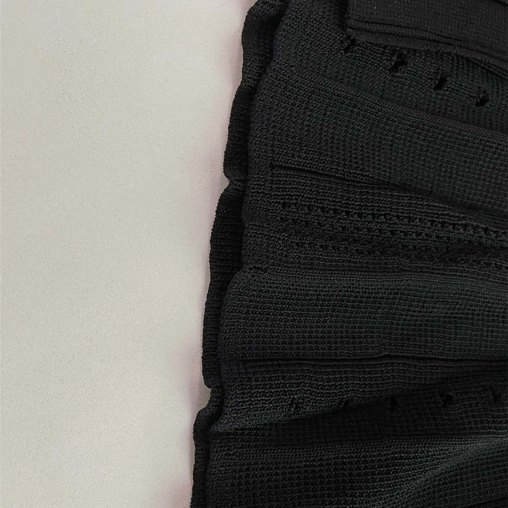 French Elegant Knitted Mermaid Dress - Hollow Slimming Fish Tail Dress - JStorehub 