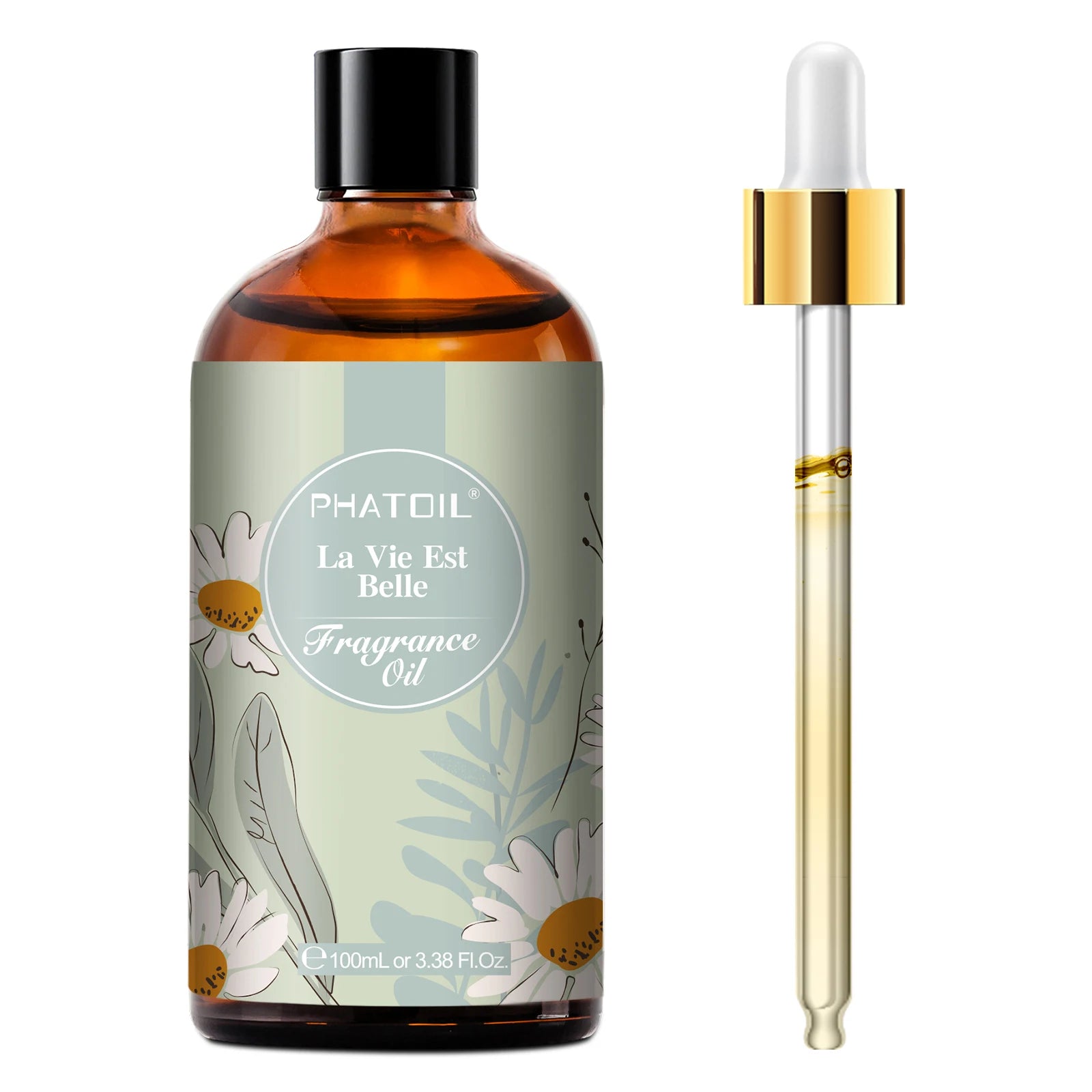 Phatoil 100ml Fragrance Oil with Dropper - White Musk Orange Blossom - JStorehub 