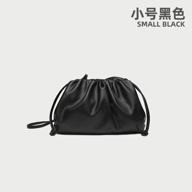 Luxury Soft PU Leather Shoulder Bag for Women - Small Crossbody Messenger Bag