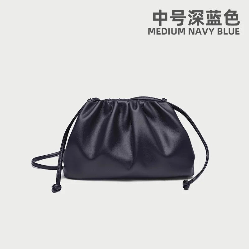 Luxury Soft PU Leather Shoulder Bag for Women - Small Crossbody Messenger Bag