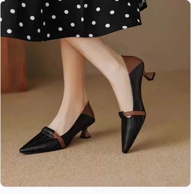 2026 Women's Pointed Toe High Heels - Comfortable Low Cut Pumps Sandals - JStorehub 