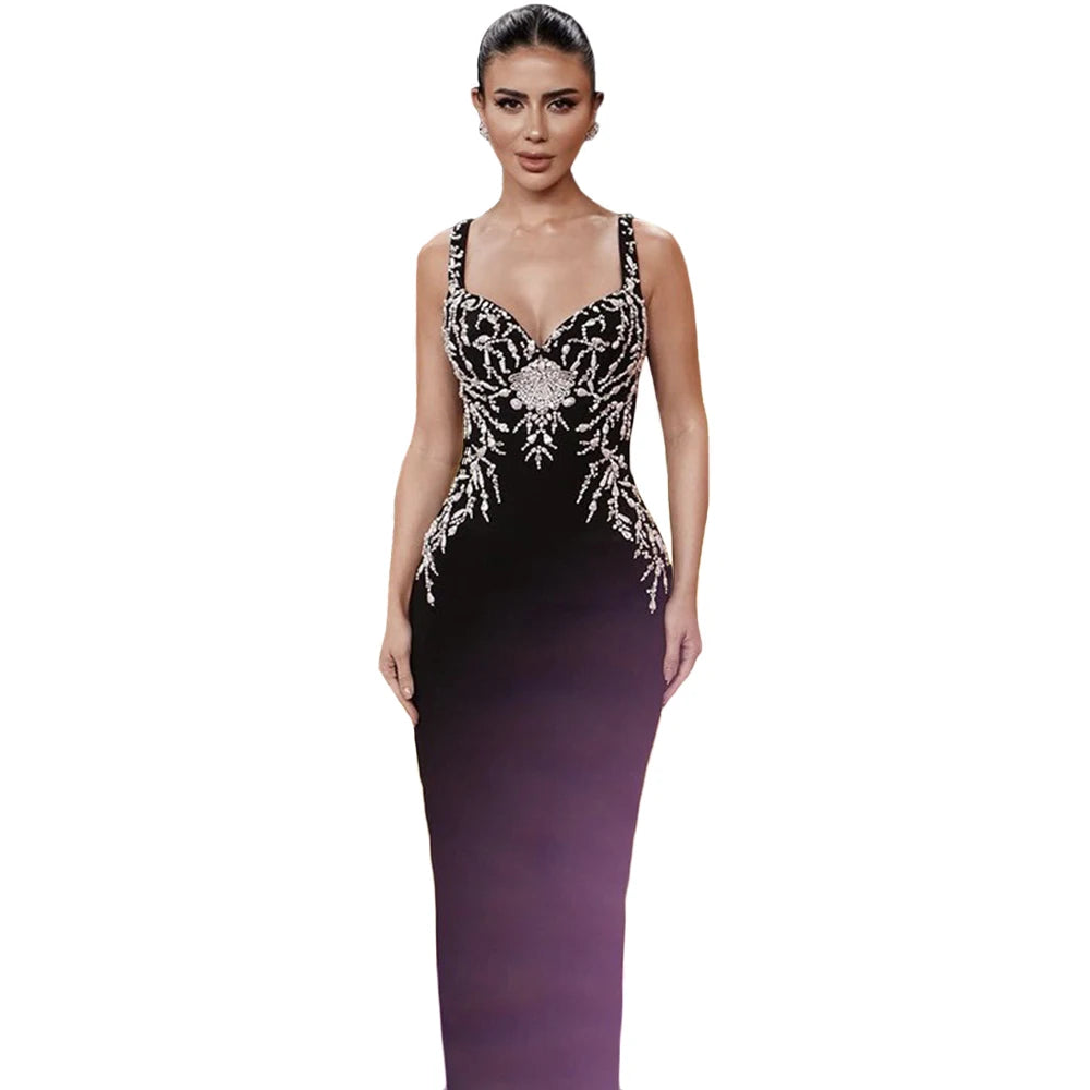 Women Dresses: Elegant Beading Bandage Dress | Salman Store
